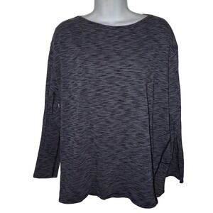 Lululemon Long sleeve top Women 10 Gray Flowing athleisure Workout